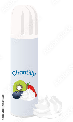 Bombe De Creme Chantilly Buy This Stock Vector And Explore