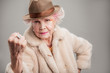 © Yakobchuk Olena - Strict stylish lady looking at camera