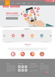 © Droidworker - Website Template For Your Business In Vector Format.