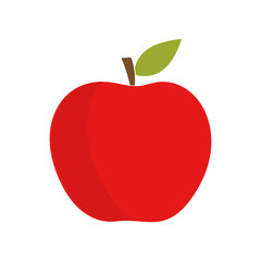Sticker - Red apple fruit