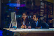 © pixfly - asian business co-worker planning work in meeting room