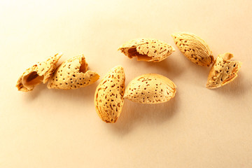 Poster - Dry almond nuts