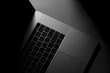 Clavier de MacBook Pro noir et blanc