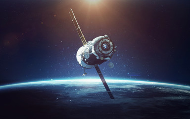 Wall Mural - blue planet earth. illustration of homeworld, ecology and science. elements furnished by nasa