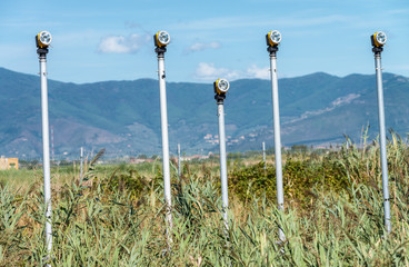 Poster - Airport runway lights