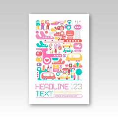  International Airport vector template