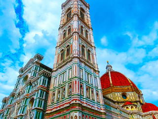 Wall Mural - Basilica of Santa Maria del Fiore in Florence, Italy