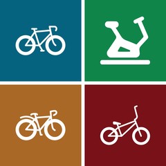 Sticker - Set of 4 pedal filled icons