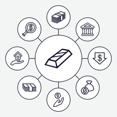Poster - Set of 9 investment outline icons