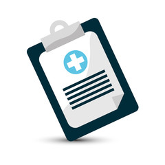 Poster - hospital prescription pad icon