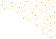 © escyth - abstract networking web orange yellow connection scheme