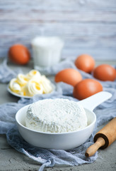 Canvas Print - ingredients for baking