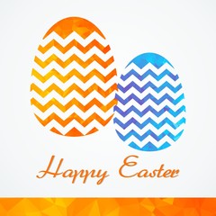 poly easter card with egg