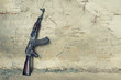 old submachine gun  kalashnikov  AK-47
