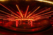 Waltzer Runs At Night With Red Lights