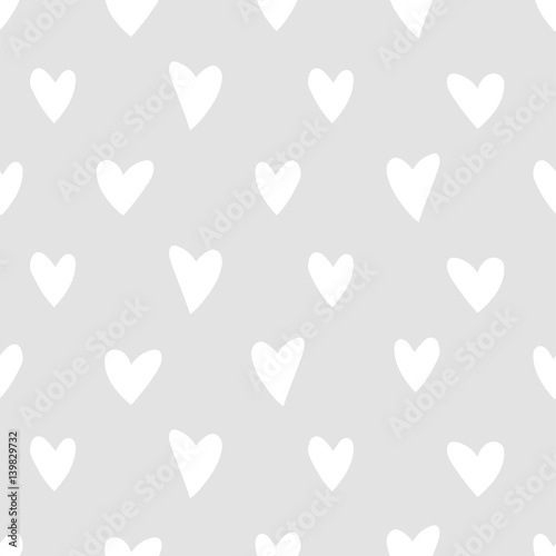 seamless love heart pattern Fototapete