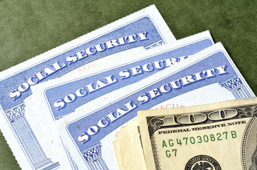 Wall Mural - Social Security Card for Identification