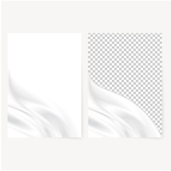 Poster - Abstract white template