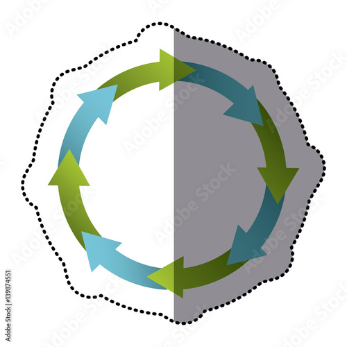 sticker of cycle
