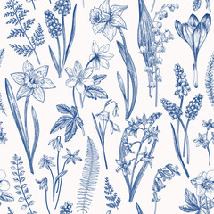 Seamless floral pattern.