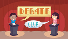Debate Club Stickman Kids