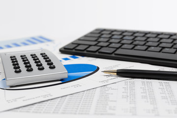 Financial accounting stock market graphs analysis