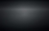 black perforated metal background texture