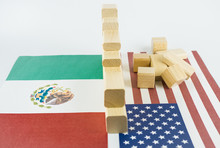Mauerbau Zwischen USA Und Mexiko