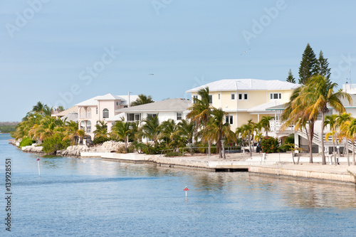 Valokuva Waterfront villas on one of the island of Florida Keys, USA
