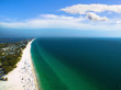 Aerial view of Coast in Florida, USA