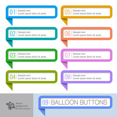 Wall Mural - Web Button and Headline Design #Vector Graphics 