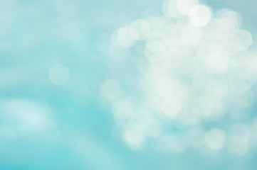 Wall Mural - abstract green blue blur backgruond , wallpaper blue wave with sunlight bokeh texture background