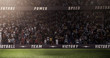 durk empty soccer stadium 3D in light rays render