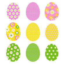 Easter Eggs With Patterns