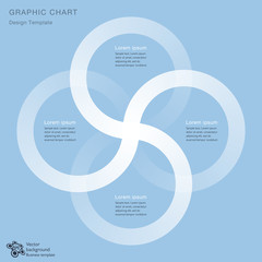 Wall Mural - infographics vector background 4-step process