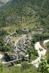 Wall Mural - Village de Saint Enimie dans les Gorges du Tarn , Occitanie dans le sud de la France