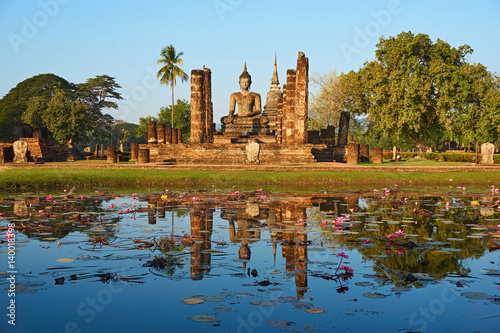 Fotografie, Obraz Sukhothai Historical Park, World heritage site in Thailand.