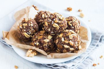 Canvas Print - energy granola bites