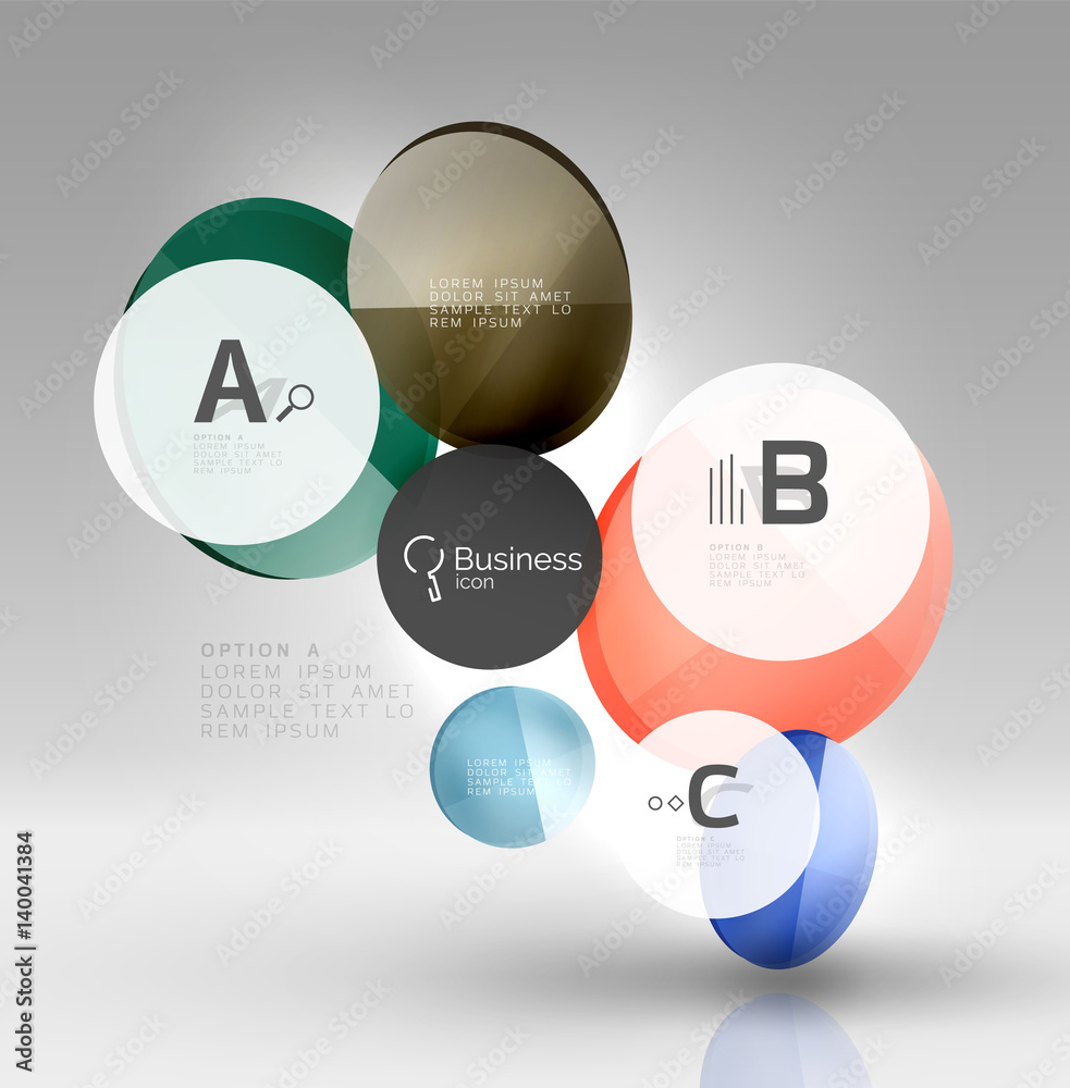 Vector circle infographics Stock Vector | Adobe Stock