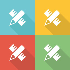 App Design Flat Icon Concept