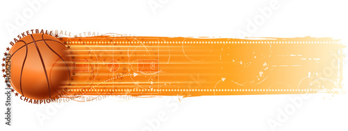 Foto  blank basketball banner