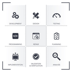 SOFTWARE ENGINEERING ICON SET