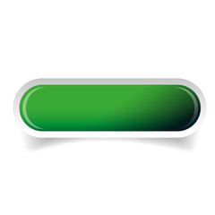 Wall Mural - Green glossy web bar button vector