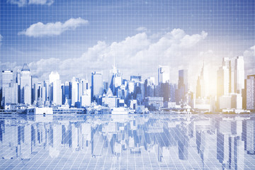 Poster - Urbanization concept