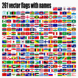 Fototapeta Miasta - flags of the world
