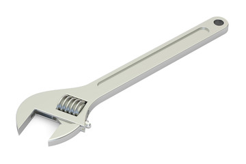 Poster - Adjustable wrench closeup, 3D rendering