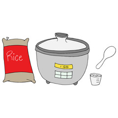 Poster -  rice cooker maker