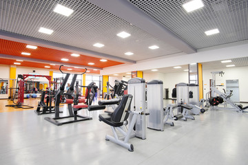 Wall Mural - Interior of a fitness hall