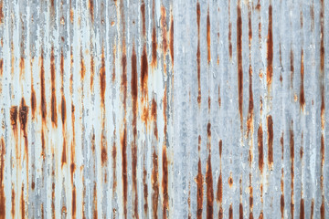 Wall Mural - Old metal sheet roof texture. Pattern of old metal sheet. Metal sheet texture. Rusty metal sheet texture.