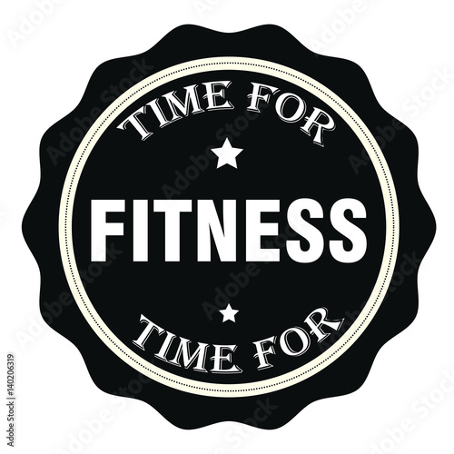 Time For Fitness Stamp..Sign.Seal.Logo Buy this stock vector and